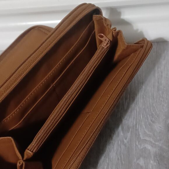 Vintage ROLFS Genuine Brown Leather Wallet - Picture 6 of 6